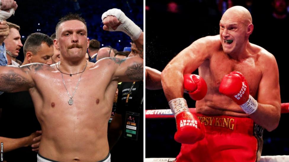 An historic undisputed heavyweight fight between champions Tyson Fury and Oleksandr Usyk has been signed and will take place in Riyadh, Saudi Arabia. Additional details, including the fight date, are yet to be announced. Briton Fury, 35, is the WBC champion and Ukraine’s Usyk, 36, holds the WBA, WBO and IBF titles.