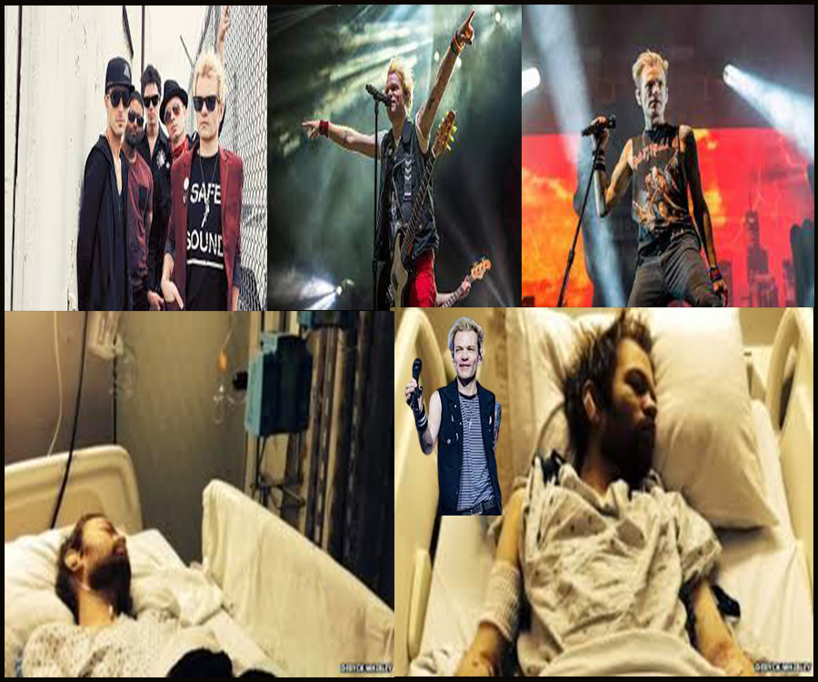 Sum 41 frontman Deryck Whibley was hospitalized for pneumonia after completing the band’s U.S. tour.