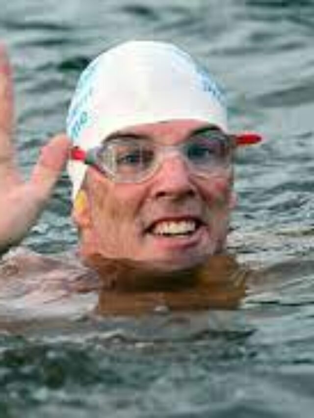 53-year-old Lewis Pugh is nearing the end of his 315-mile journey swimming the Hudson River.