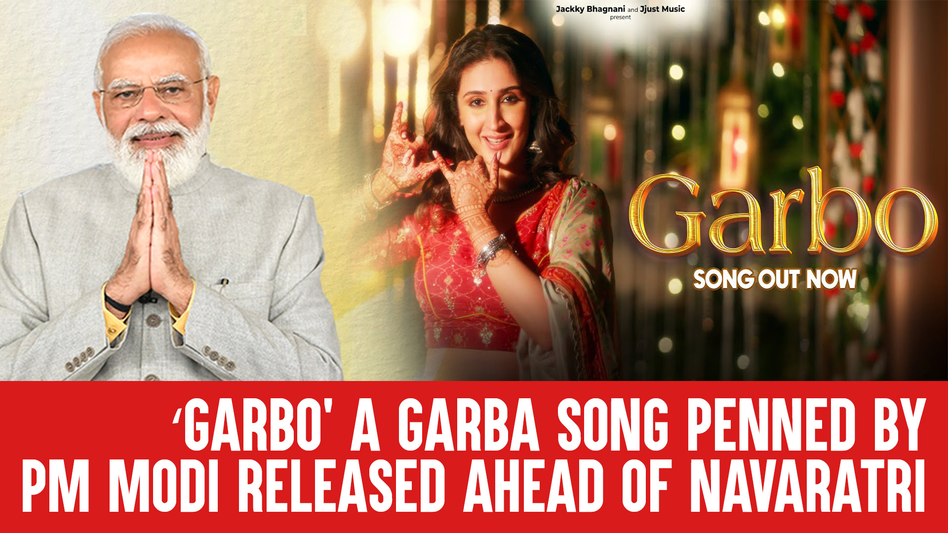 The song ‘Garbo’, written by Prime Minister Narendra Modi, is now available for streaming.