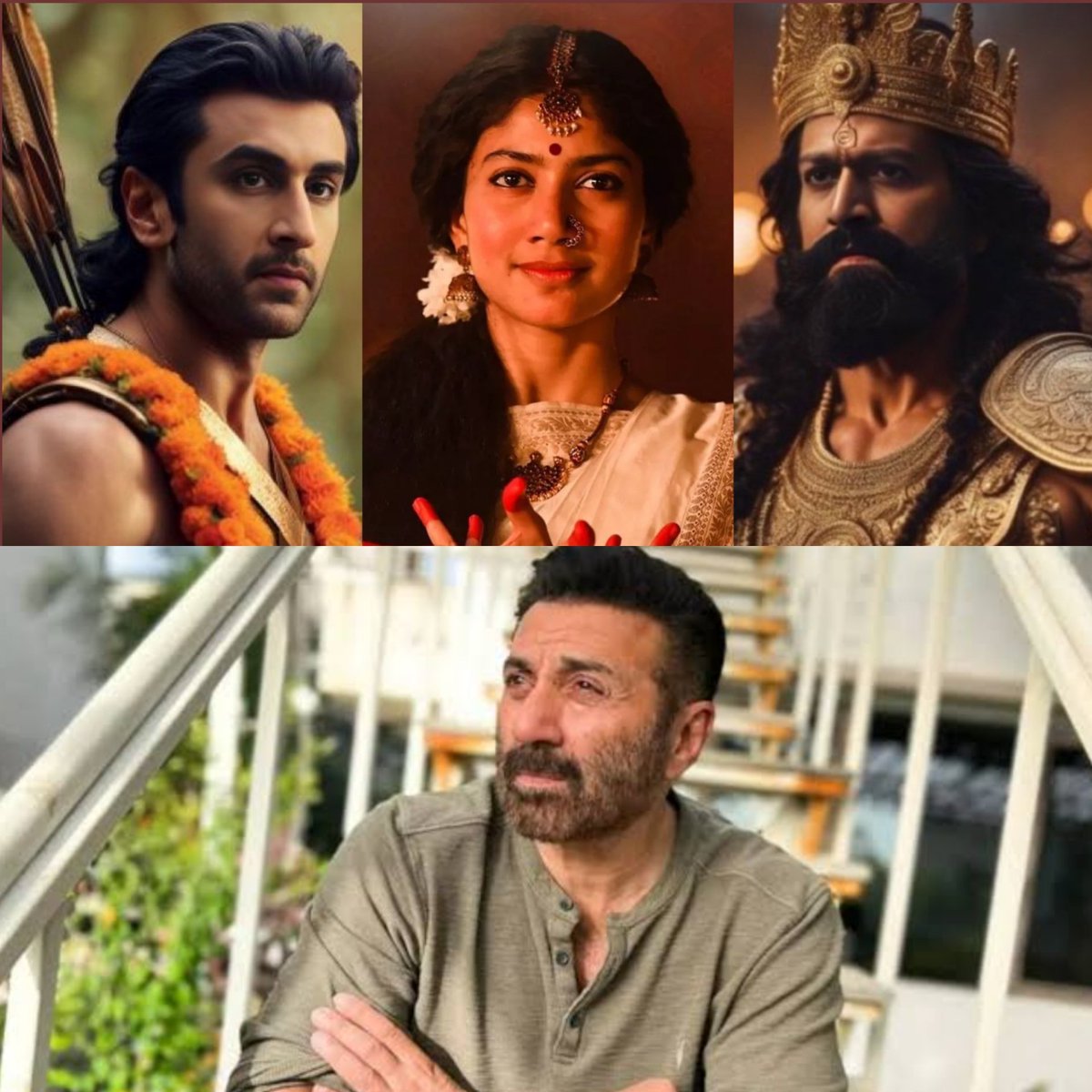 Sunny Deol is reportedly in negotiations for a Rs. 45 crore deal to star as Lord Hanuman in Nitesh Tiwari’s Ramayana.