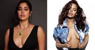 Bollywood celebrities like Janhvi Kapoor and Esha Gupta have been spotted embracing the braless trend.