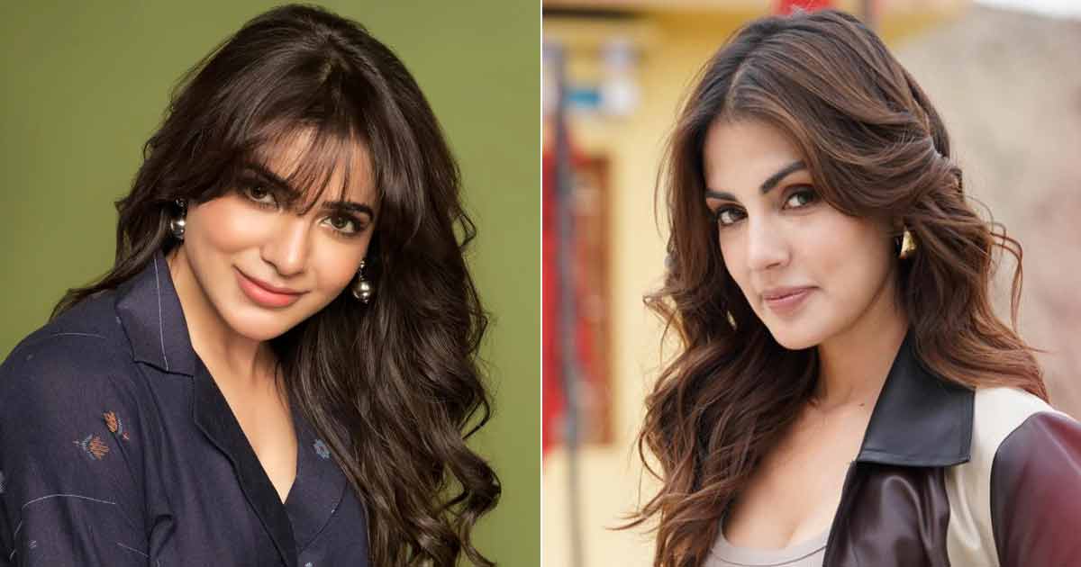 Samantha Ruth Prabhu praises Rhea Chakraborty for surviving the witch hunt and tough times due to her family during the Sushant Singh Rajput case.