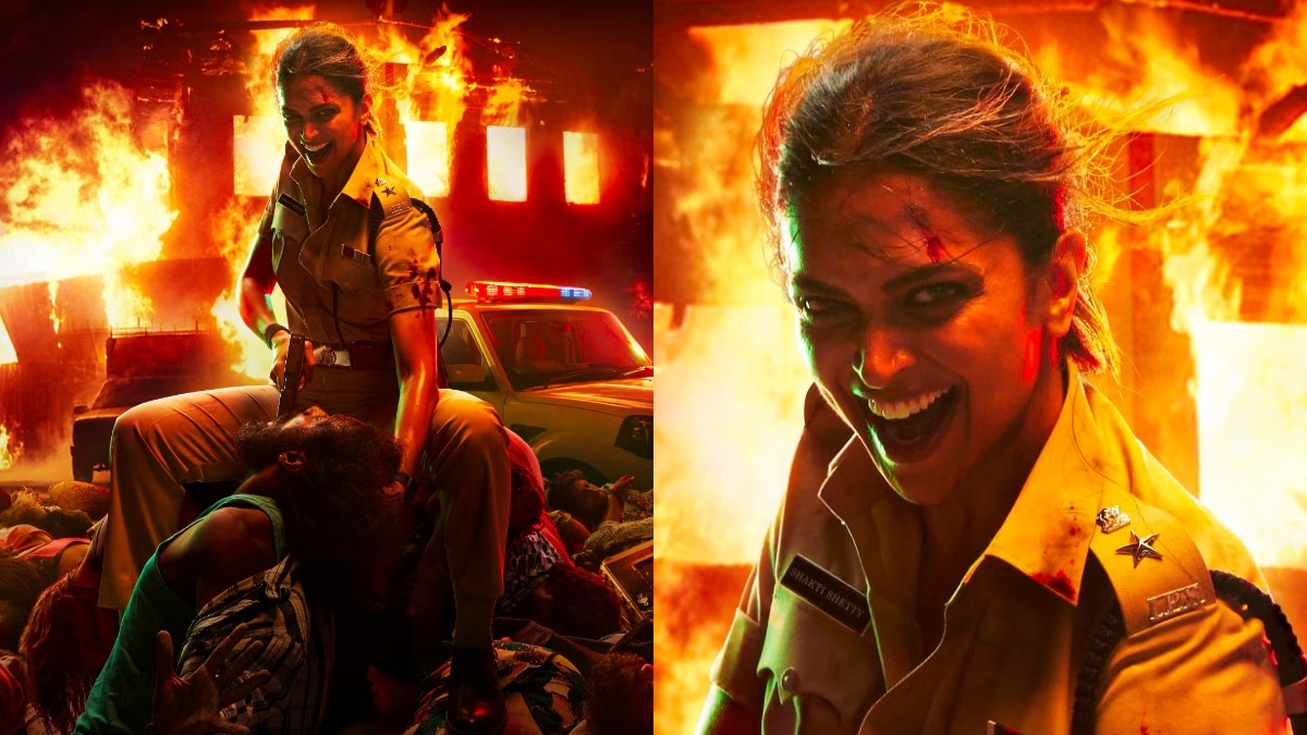 Rohit Shetty has unveiled Deepika Padukone’s first look as Lady Singham, titled “Naari Sita ka…”