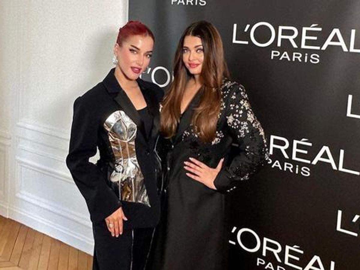 Aishwarya Rai garnered attention with her striking all-black attire during the Paris Fashion Week of 2023. Observe with interest.