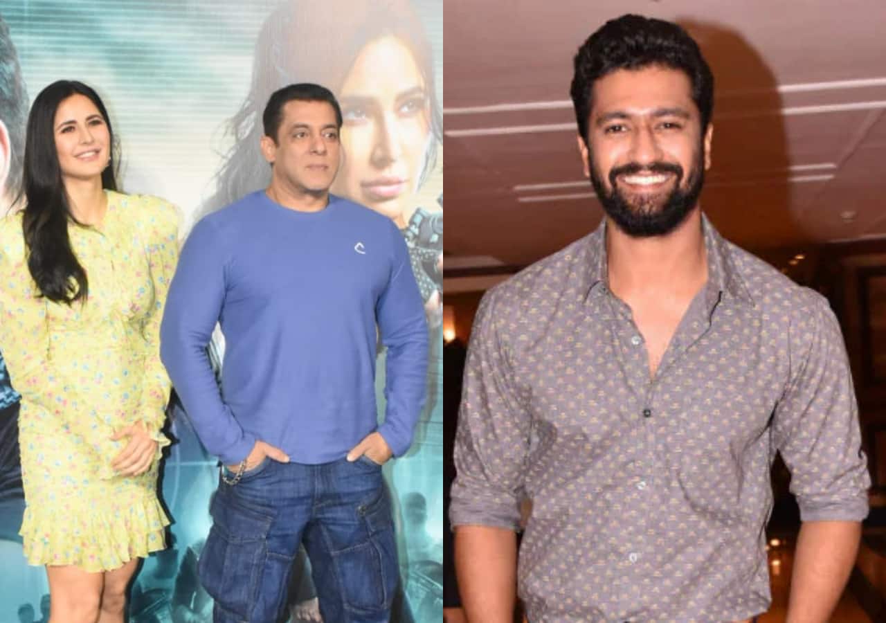 In Tiger 3, Salman Khan warns a fan to give flowers to Katrina Kaif, saying “Vicky Kaushal bahut marega.”
