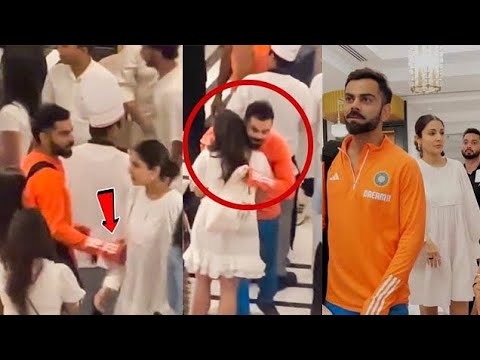 Anushka Sharma leaves for Ahmedabad ahead of India vs Australia World Cup 2023 final, causing netizens to struggle to spot her baby bump.