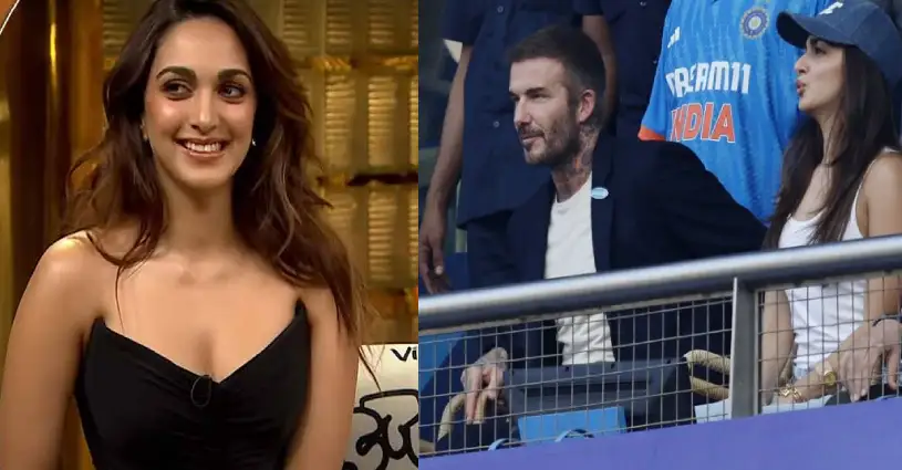 David Beckham’s words to Kiara Advani during the World Cup Semi-Final are discussed in a Koffee With Karan 8′.