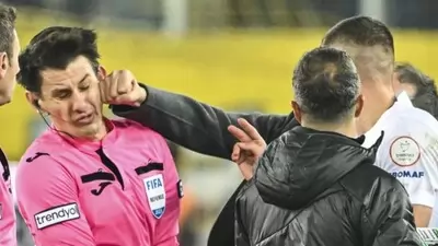 Faruk Koca, the president of Turkish football club Ankaragucu, has been apprehended for assaulting a referee.