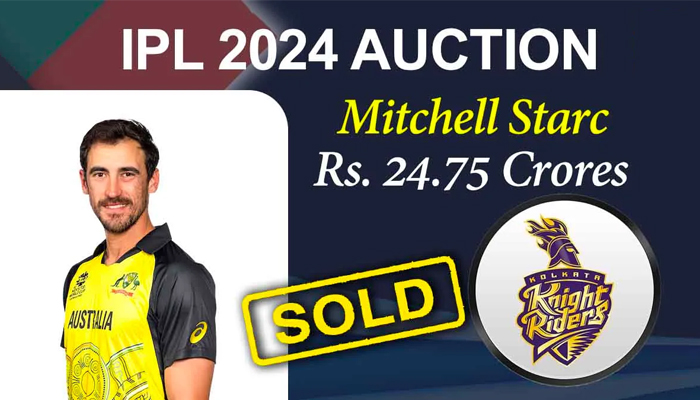 IPL 2024 Auction: Stark’s sensational comeback after eight years, sold for 24.75 crores; clashed with Pollard in the live match.