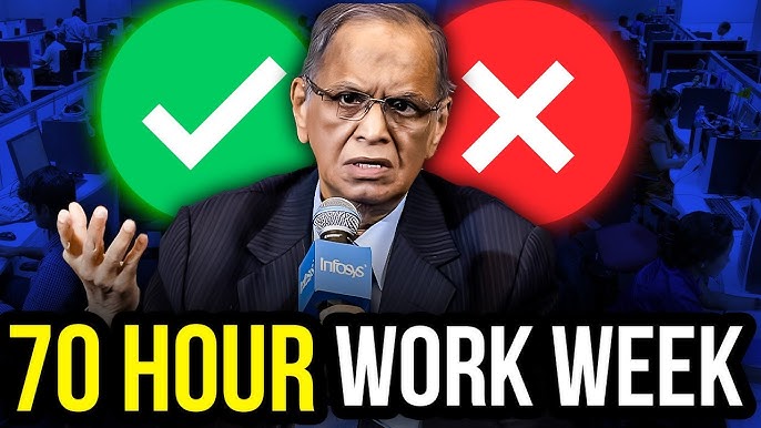 Narayana Murthy claims that he used to dedicate a minimum of 85-90 hours per week to work. The online community responds.