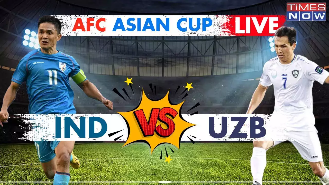 India vs Uzbekistan, AFC Asian Cup 2023 live updates: Stay tuned for the latest football score.
