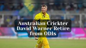 David Warner, the Australian cricketer, has announced his retirement from ODIs prior to the final Test.
