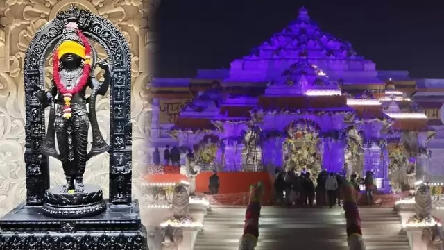 Ayodhya witnesses global celebrations during the Pran Pratishtha ceremony….