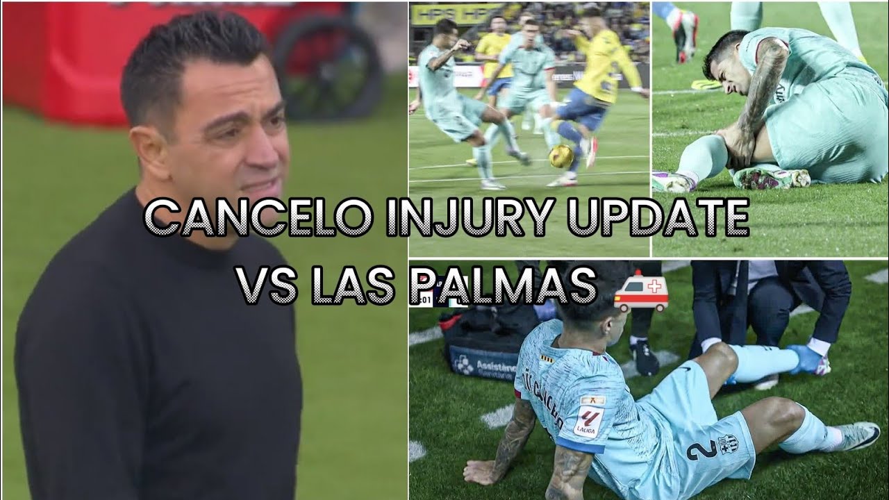 Barcelona’s Joao Cancelo, a defender, has sustained a ligament injury during the match against Las Palmas. As a result, he will be sidelined for an indefinite period of time.