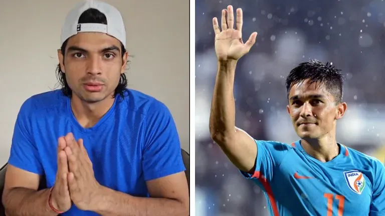 Neeraj Chopra extends his heartfelt wishes to the Indian football team in anticipation of the AFC Asian Cup 2023.