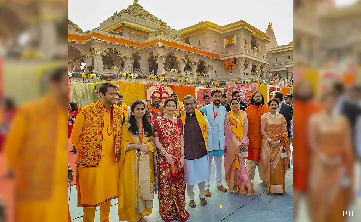 The Ram Mandir Trust in Ayodhya has received a generous donation of Rs 2.51 crore from the Ambani family…..